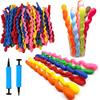 Spiral Balloon Set 25/50PCS Colorful Latex Twisted Long Balloon with Random Color Inflater Home Party Decorating Accessories ZYF