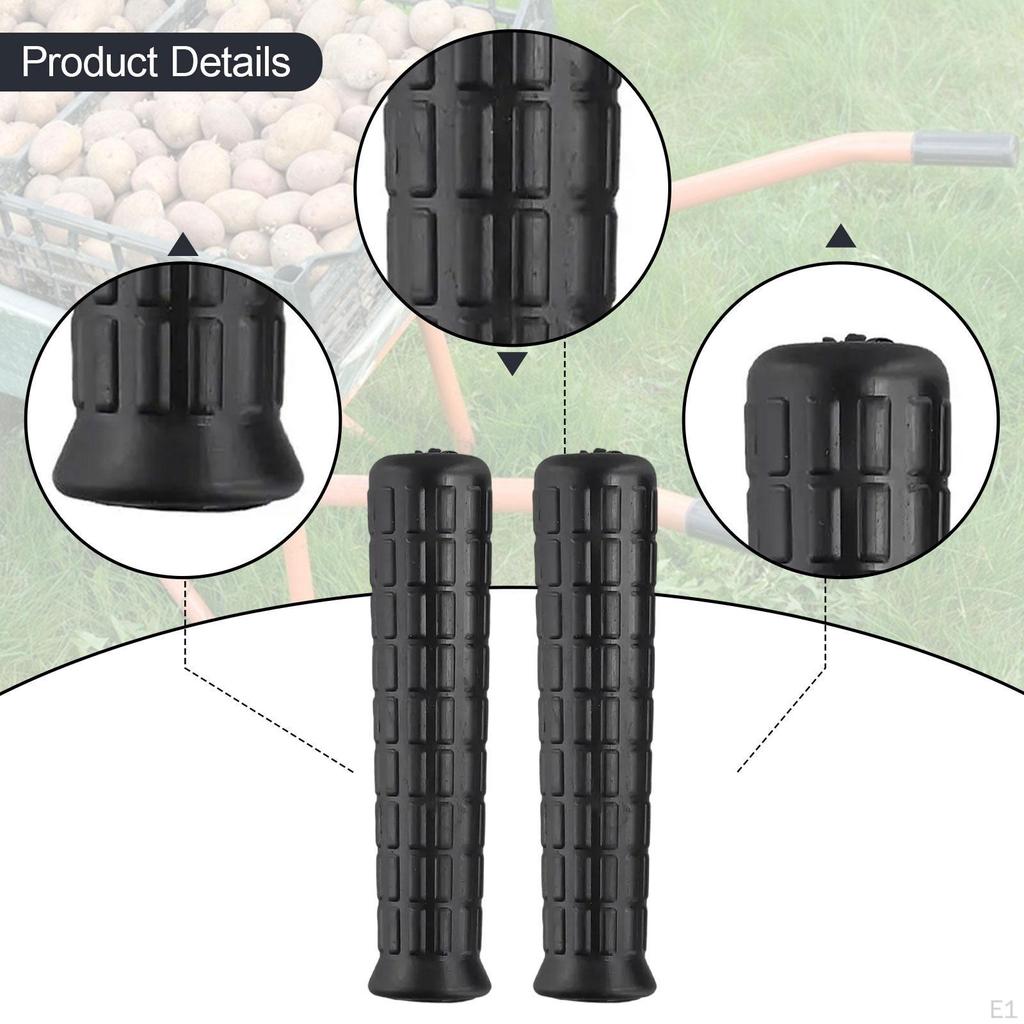 2 Stycken Trädgårdsskjulhandtag Handtagsskydd Styrhandtag för Kärror