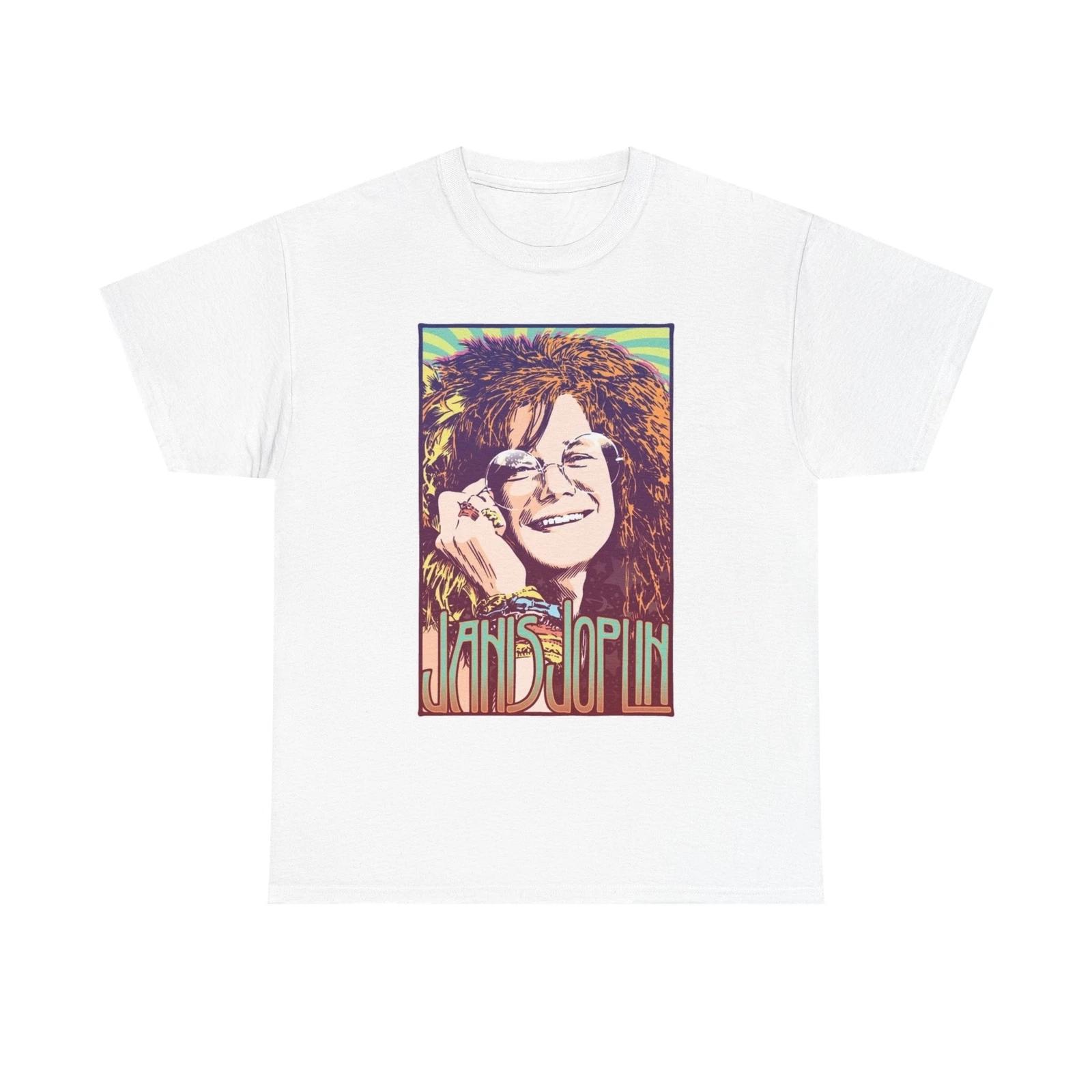 Men s and Women s T-shirts Janis Joplin Groovy XXXL