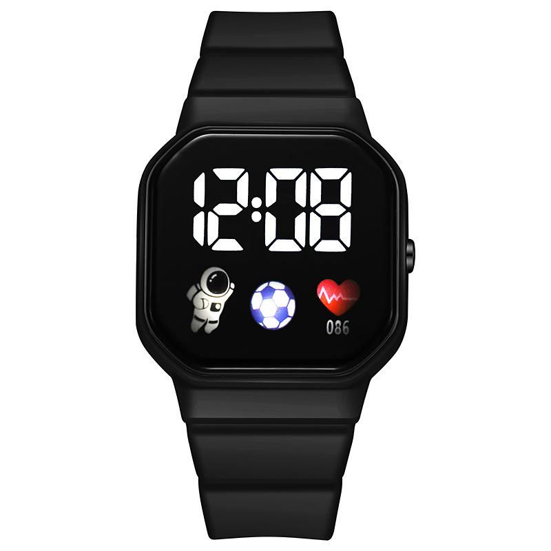 Cartoon Kids LED Watches Silicone Strap Digital Kids Watch Electronic Wristwatch Sports Clock for Boys and Girls Gifts
