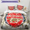 3pcs Duvet Cover Set (1*Duvet Cover + 2*Pillowcase, Without Core), football team.C Print Soft All‑Season Bedding Set, Home Bedroom Decor Gift