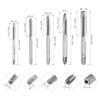 5pcs Straight Flutes Hand Threading Tap Set High Speed Steel  High-quality