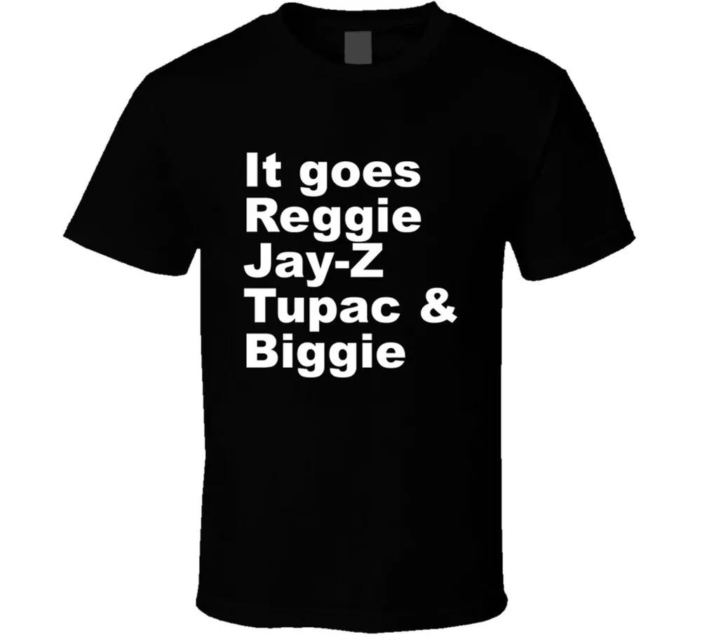

Rap Lyrics It Goes Reggie Music Fan T Shirt L