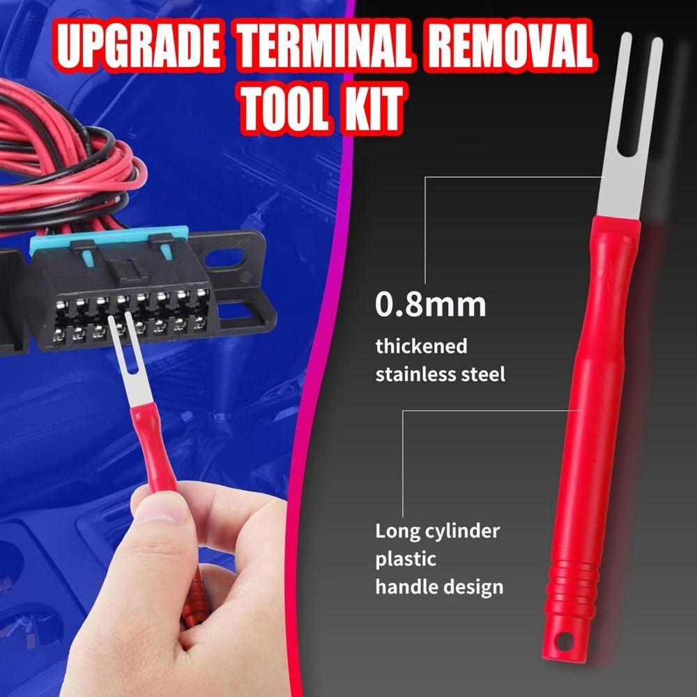 30Pcs/set Reusable Pin Removal Tool Kit Handheld Terminal Extractor Tool Set  Automotive Repair
