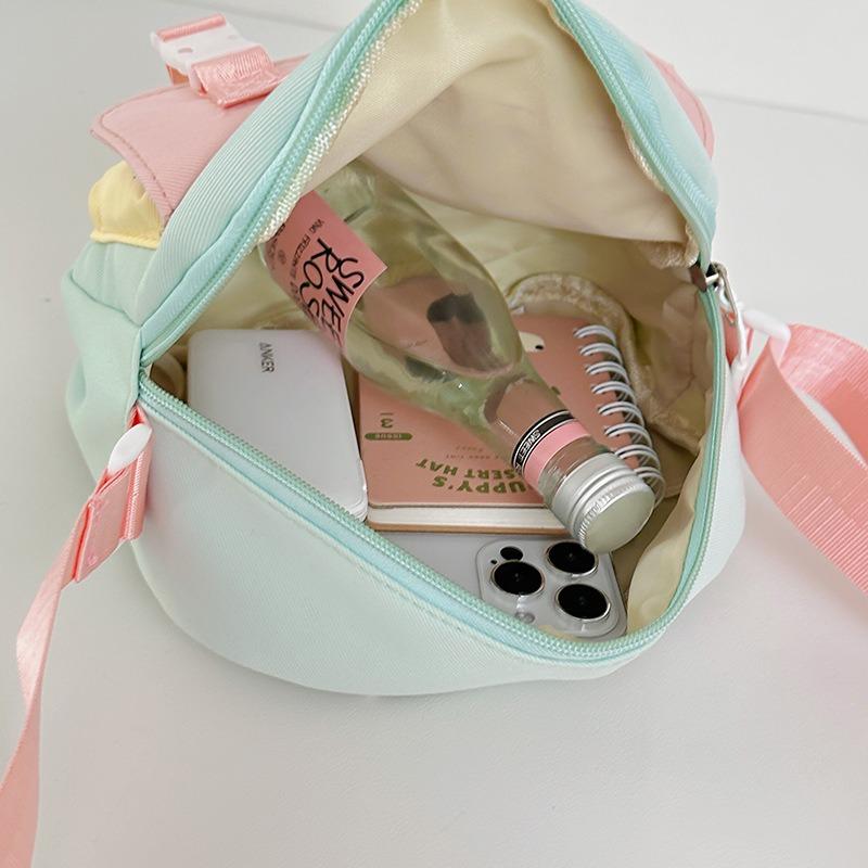 Cute Small Bag Women's Nylon Crossbody Small Square Bag Student High Value Shoulder Bag Travel Small Satchel