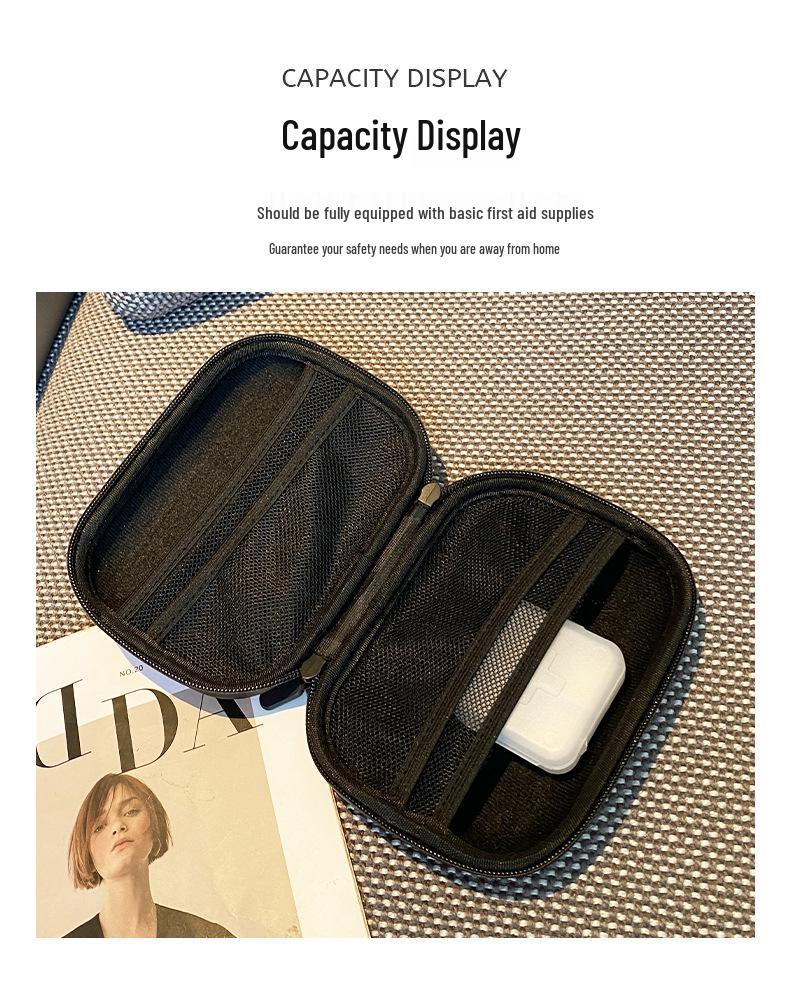 Compact PU First Aid Kit for Car and Outdoor Use