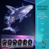 Whale LED USB Projector Light Portable Design Marine Projection Lamp  Bedroom Decor