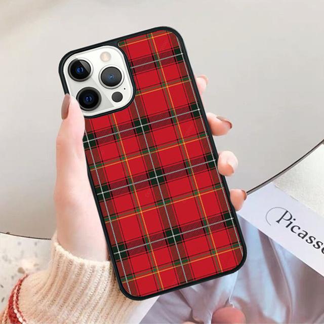 Clan Stewart Dress Tartan Plaid Phone Case for iPhone 17 Air 16 PRO MAX 15 14 PLUS 11 12 13 Back Cover Fundas