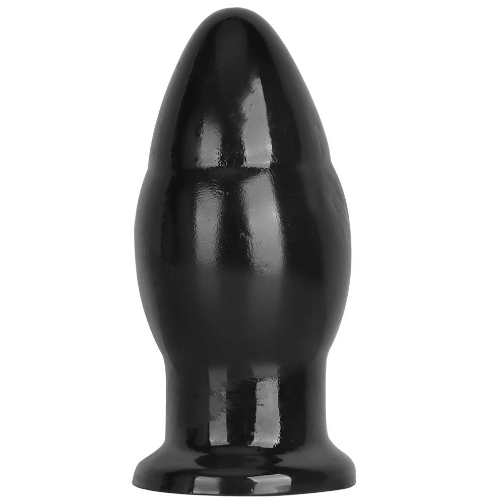 PVC Black Butt Plugs Anal Dildo Masturbator Penis Fisting Sex Toys 18+ BDSM