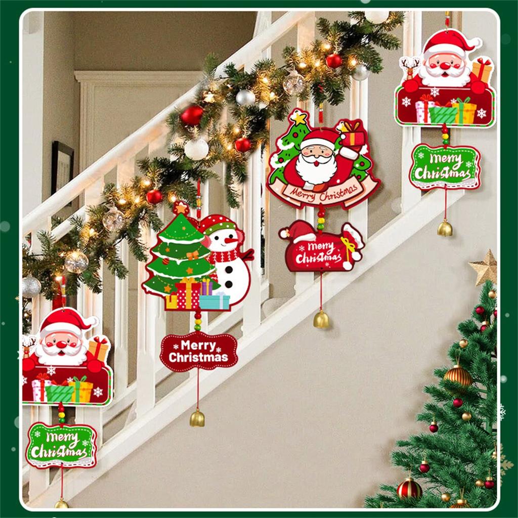 Christmas Decorations Shop Window House Door Window Hangings Christmas Eve Atmosphere Scene Layout Decorations