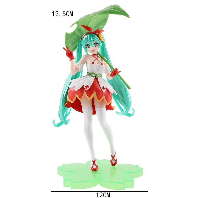 Hatsune Miku Figures Anime Peripheral Two-dimensional Beautiful Girl Model Case Ornaments Girls Gifts Home Decorations