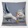 Australian Kingfisher Puffins Seagulls Tropical Parrot Birds Painting Cushion Cover Decorative Pillows For Sofa Home