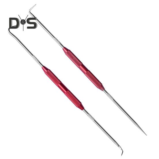 

2 шт. Набор точных автомобильных крючков-декодеров, нержавеющий, устойчивый к коррозии, автомобильный набор инструментов для снятия масляного сальника 2pcs