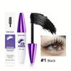 5D Wasserdichte Farbige Mascara - Volumenverleihend, Verlängernd, Wischfest, Lebendige Farben Schwarze Mascara Wasserdichte Mascara Augen-Make-up