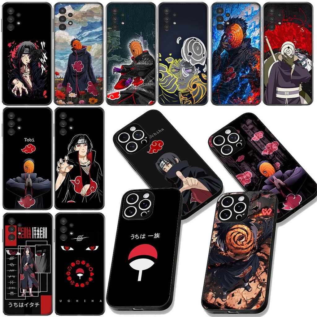 Narutos Tobi Uchiha Obito Akatsuki Itachi Cover for Apple iPhone 12 13 Mini XS 11 Pro Max 7 8 Plus + XR 8+ X SE 2020 SE3 Case