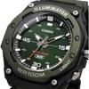 Casio Standard Analog Quartz Watch with LED Light MW-620H-3AV Men's Green Overseas Model
