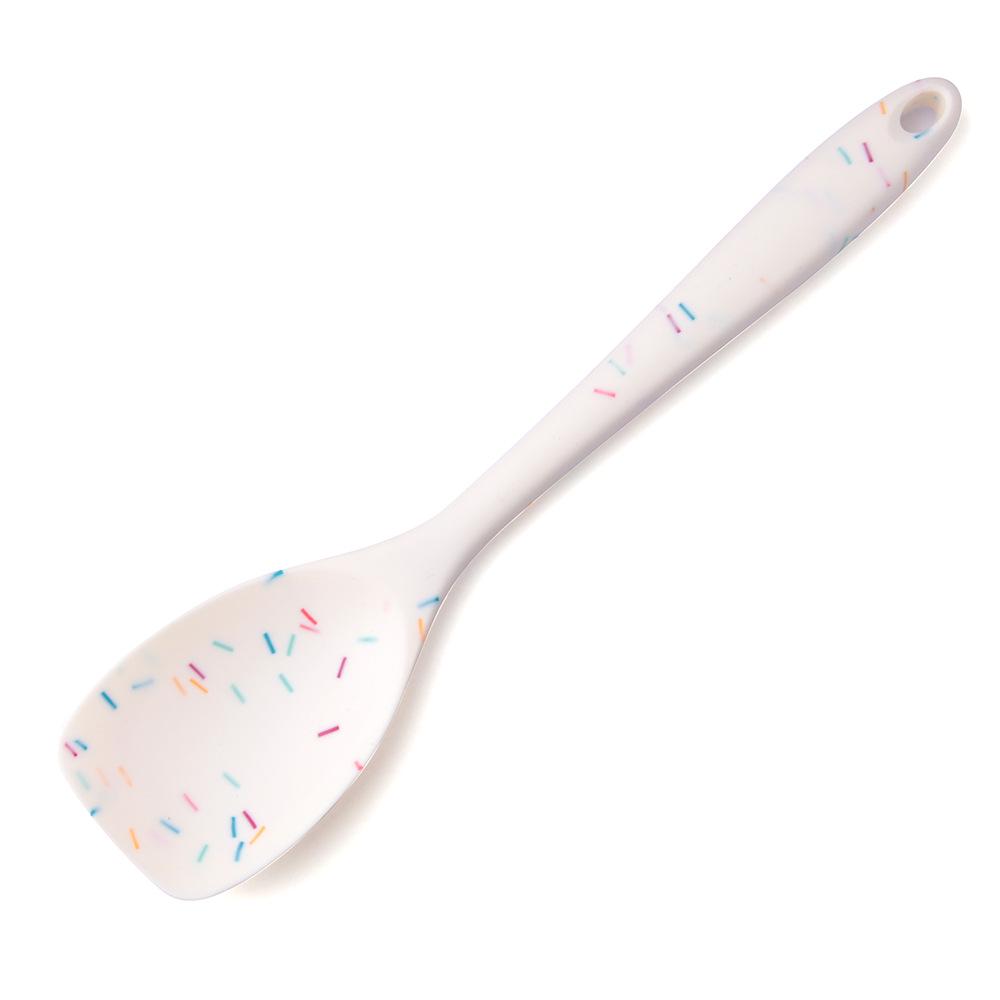 Juego de Cucharas de Cocina de Silicona Resistentes al Calor – Utensilios Antiescaldantes Aislantes para Cocina y Preparación de Ensaladas