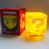 Super Mario Fragezeichen Block LED Nachtlicht mit wiederaufladbarer USB-Soundlampe