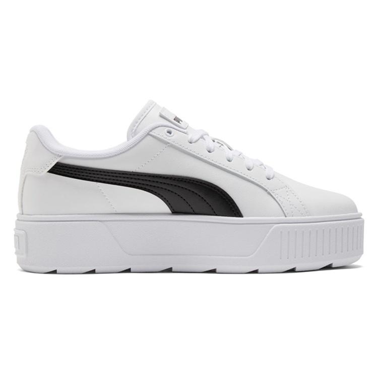 (WMNS) PUMA Karmen Leather 'White Black' Women's 384615-02