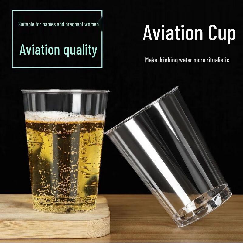 777 Transparent Hard Plastic Disposable Cups