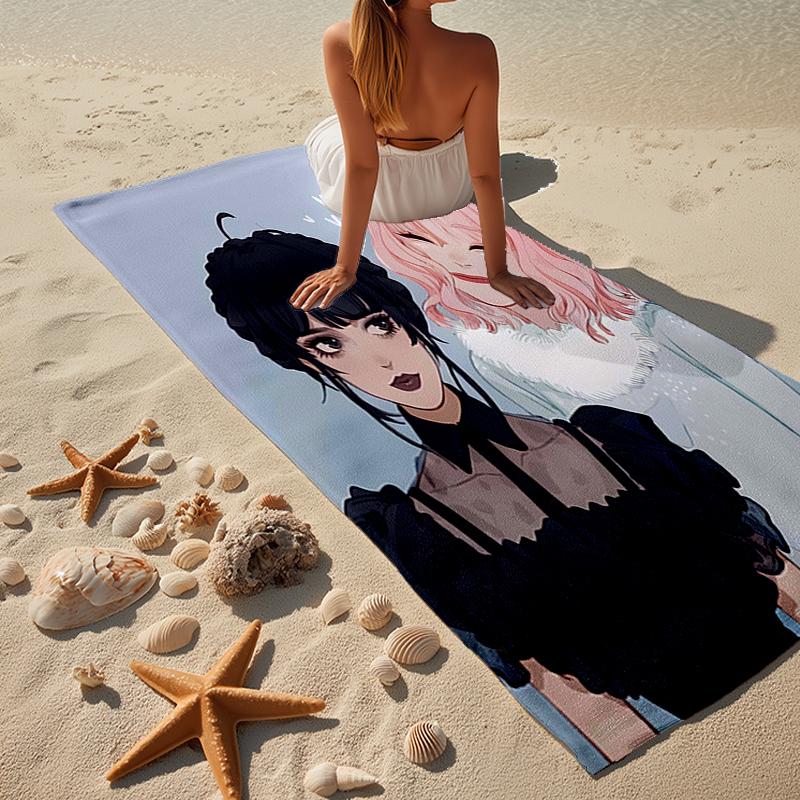 Colorful Web Adams Design Beach Towel, Super Soft Microfiber, Gift for Her/Him, Birthday, for Pool, Beach, Travel, Home Decor Fan gifts