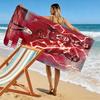 ManUtd Print Beach Towel, Large Soft Quick Dry Towel for Beach Camping Swimming