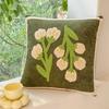 45x45cm Nordic Towel Embroidery Pillowcase Cojines Cotton Living Room Bedroom Headboard Decoration Throw Pillow Cushion Covers
