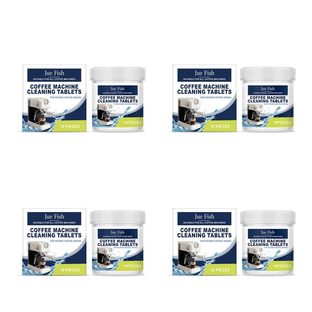 Coffee Machine Effervescent Tablets Powerful Descaling Stains Agent emoves Mineral Buildup All-Purpose Household Cleaner