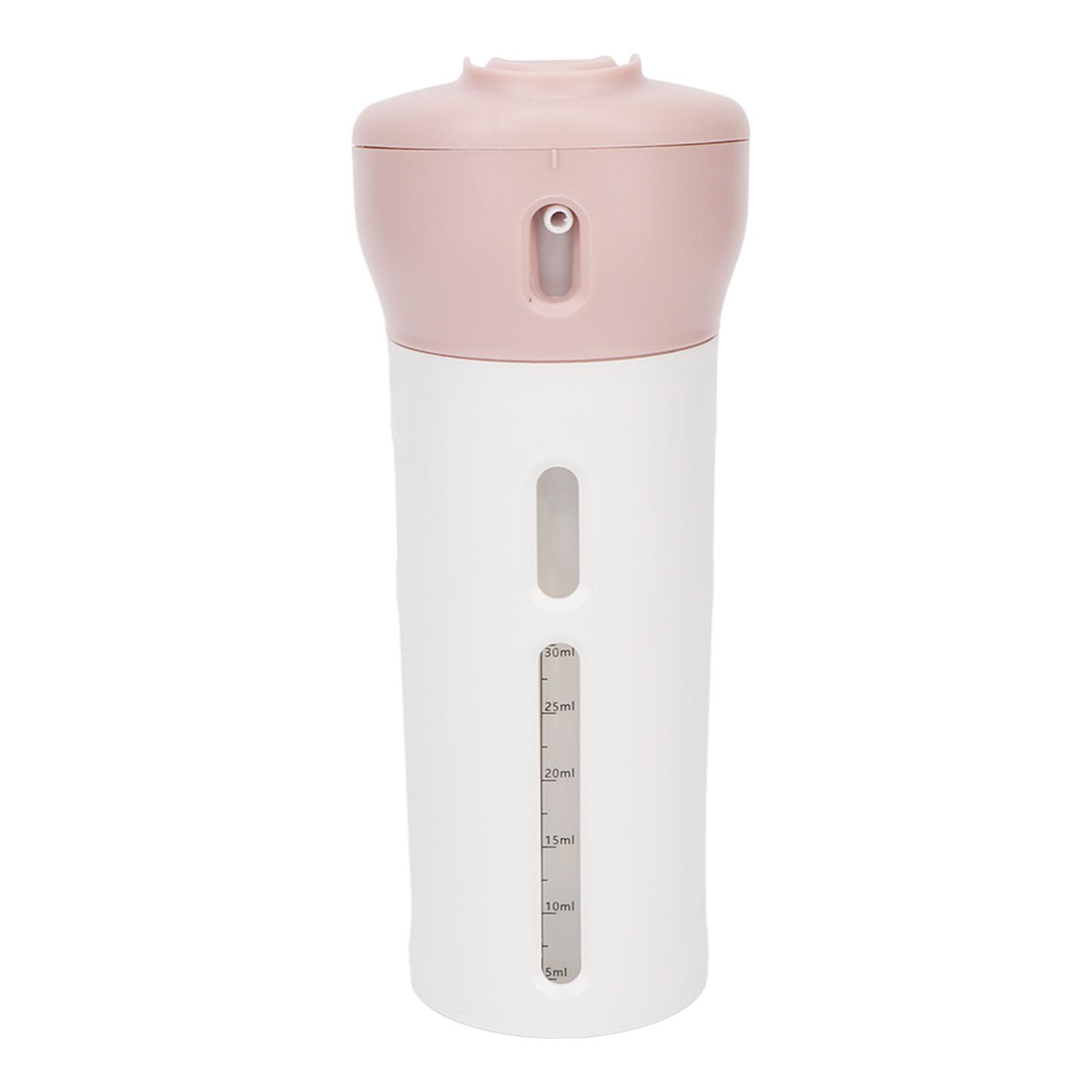 Cosyhome Unisex Pink 4 In 1 Travel Dispenser Leakproof Refillable Portable Travel Container With Sticker For Perfume Shampoo And Conditioner