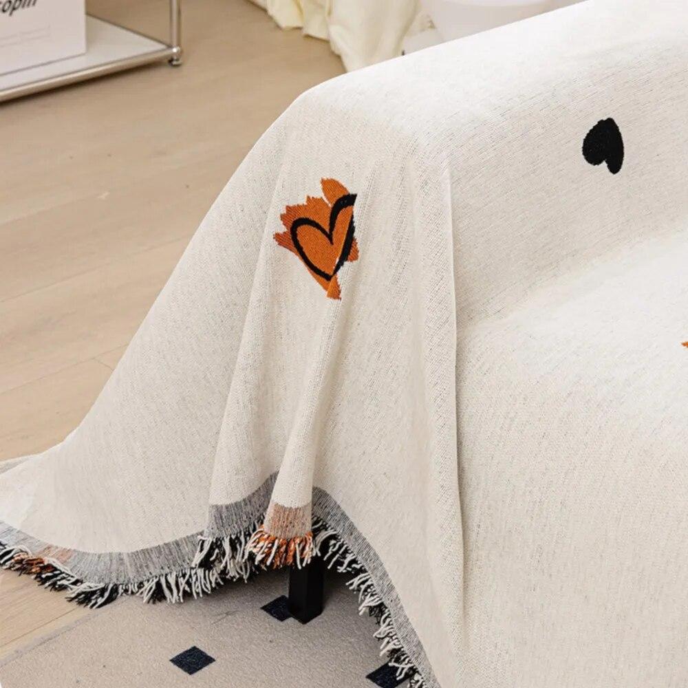 Soft Chenille Sofa Cover Throw Towel Blanket Couch Cover Universal Anti-cat Scratch Sleeping Blanket Living Room Home Decor