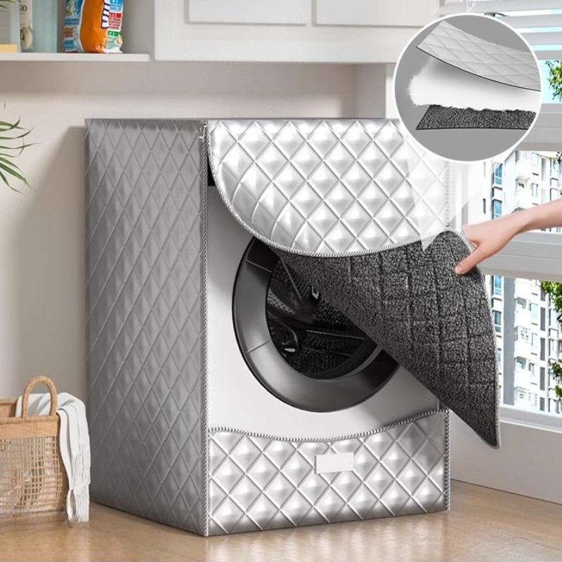 Thickening Washer/Dryer Cover, Sun Protection, Heat Insulation and Waterproof Washer and Dryer Covers for Bathroom Home Goods M