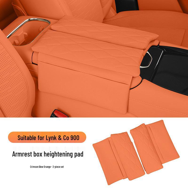 Compatible Lynk & Co 900 Armrest Protector: Center Console Heightening Pad & Car Interior Accessory