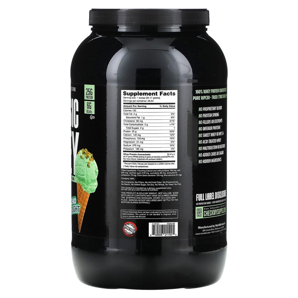 Classic Whey Protein, Pistachio Delight, 907G (2Lb)