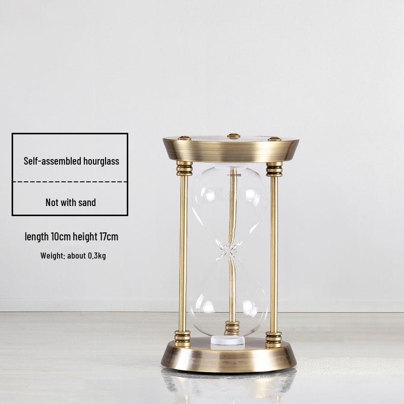 Creative Retro Hourglass Toothbrush Timer with Flowing Sand