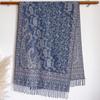 Scarf women's outer with ethnic style imitation cashmere shawl desert seaside travel warm cashew flower scarf thin