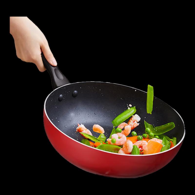 Supor VJ28RP03 28cm Colorful Easy-Clean Frying Pan