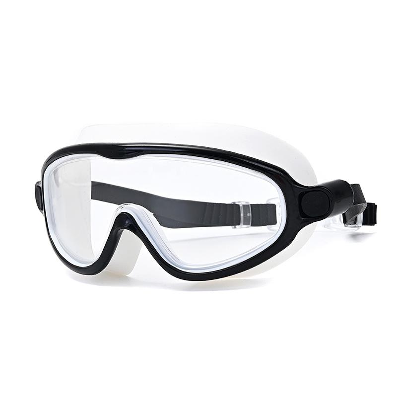 

Adult Flat Swimming Goggles Swimming Goggles Diving Equipment Silicone Waterproof And Anti-Fog High-Definition Large Frame Quality