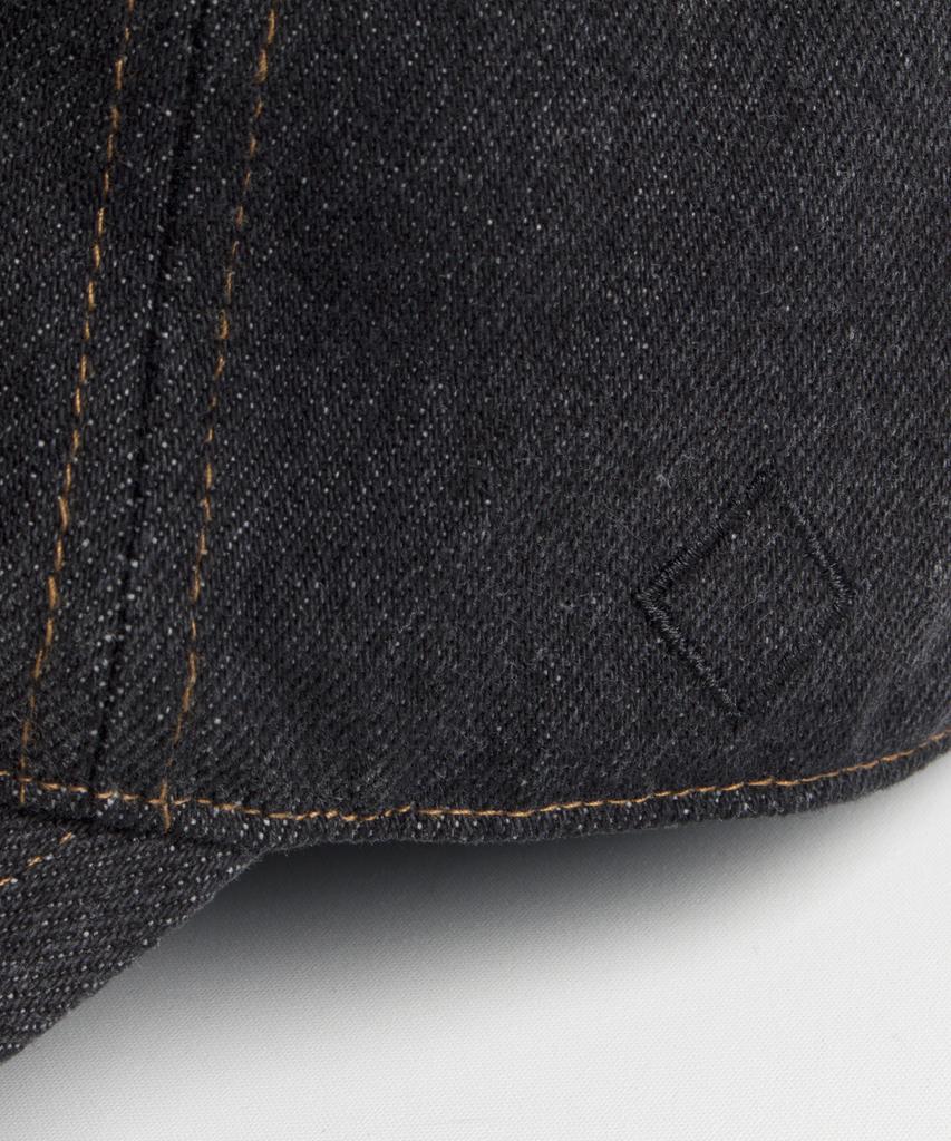 Peullaeto Big Size Washed Ball Cap Xl High Ea Denim Cap Black
