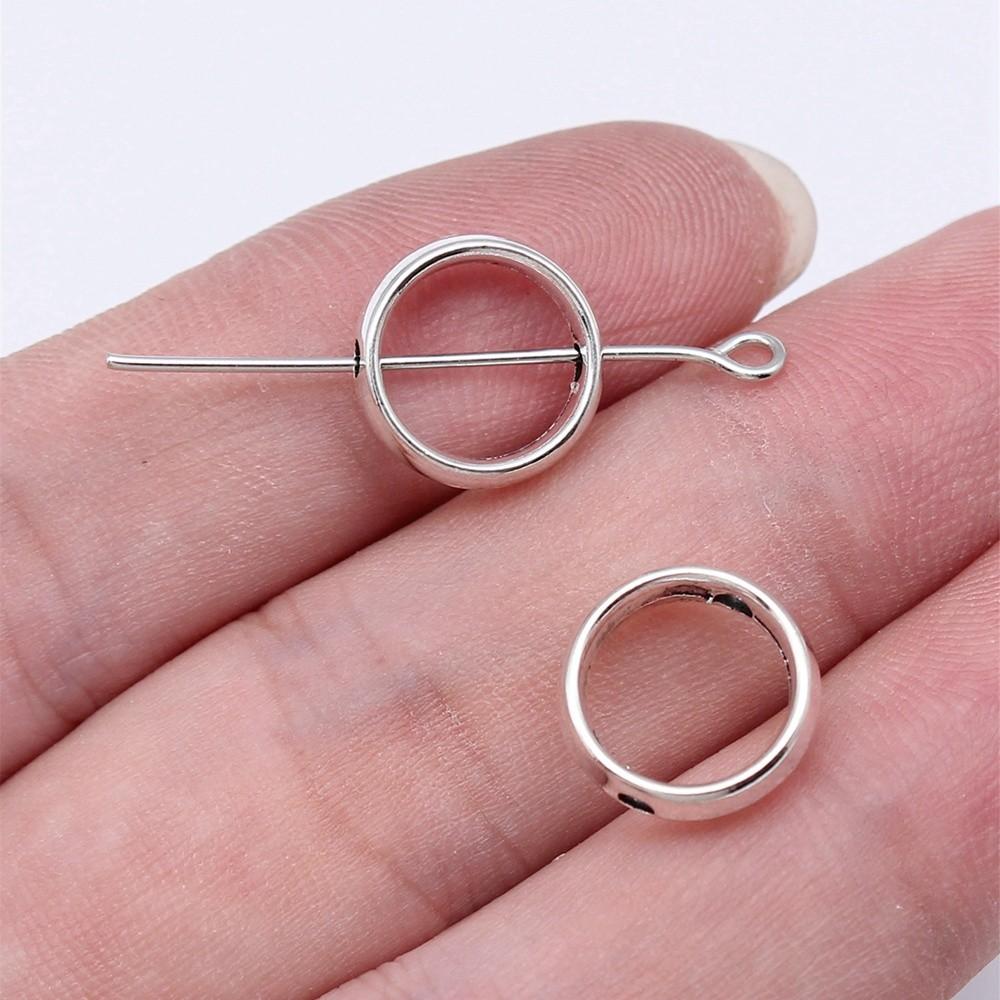 

Аксесуари Деталі Гравіровані Маленькі Наскрізні Намистини Спейсер Матеріали для Дитячих Прикрас QB006 A17-20pcs-11x11x3mm