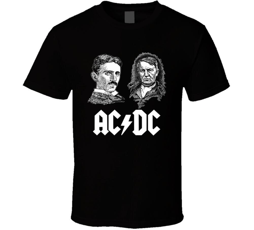 

ac черный футболка мужская женская футболки топ L