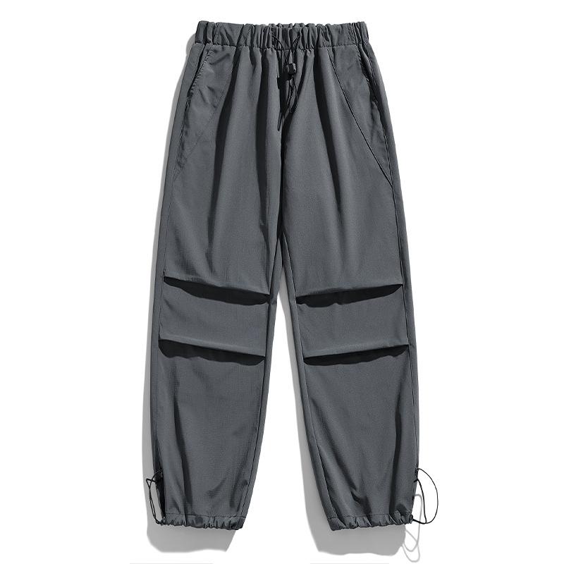 Outdoor waterproof tooling charging pants for men and women couples spring and autumn new paratrooper pants wide-leg loose casual trousers