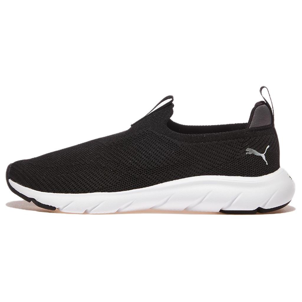 

New PUMA Softride Cushioning, Wear Resistant Low Top Casual Running Shoes Unisex Black White 309833-01 43