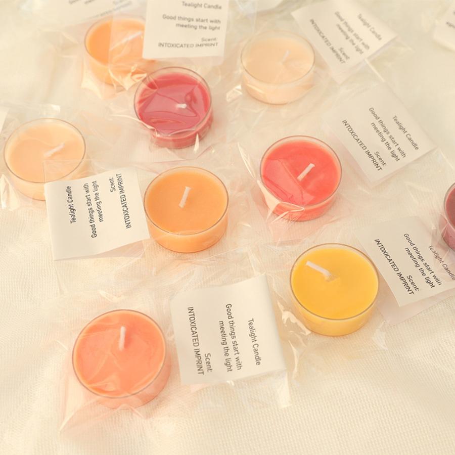 10pcs Round Aromatherapy Candle Birthday Romantic Smokeless Atmosphere Gift Props Wedding Decoration Tea Candle Light Tea Wax