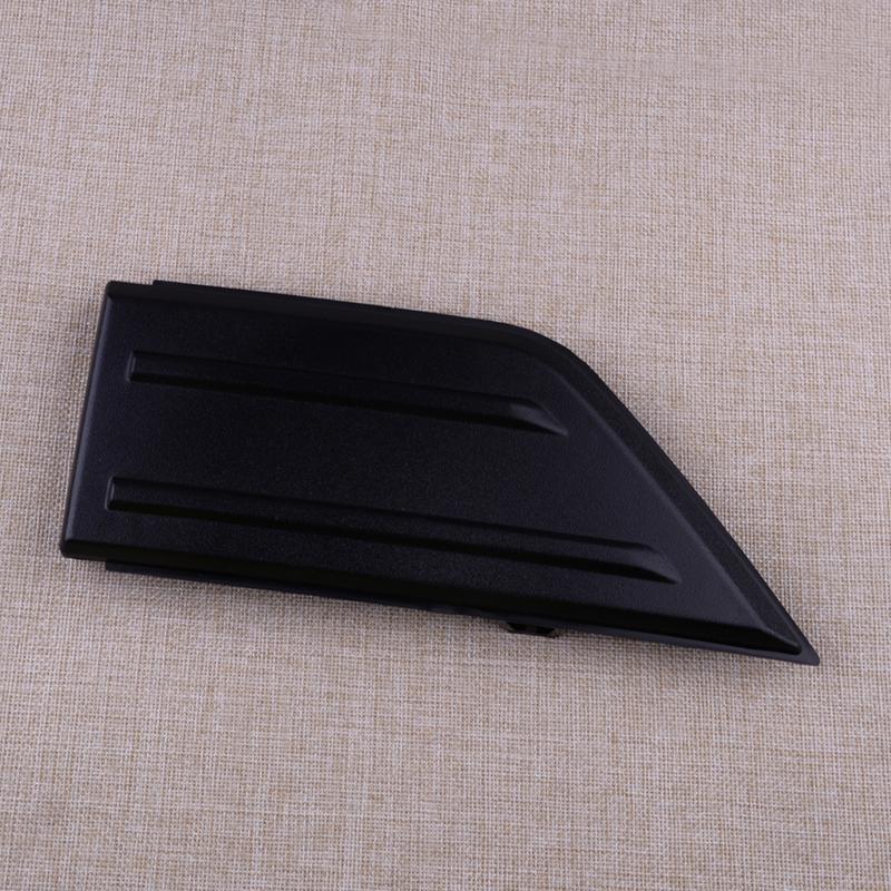 ML3Z-17E810-AA Linke Seite Frontstoßstange Stoßfängerleiste Verkleidung Endkappe Abdeckung passend für Ford F150 F-150 - Schwarzer Kunststoff