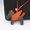Pegasus Charm Tassel Keychain: Faux Leather Pony Backpack Accessory
