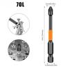S2 Steel Electric Head High Hardness Magnetic Anti-slip Electric Drill Bit PH2 Strong Magnetic Cross Torque Head Screwdriver