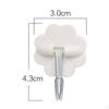 Decorative Wall Hooks Single Prong Coat for Closet Bedroom Office Kitchen