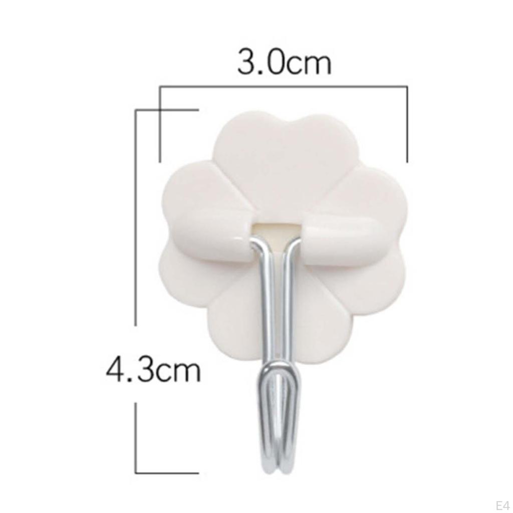 Decorative Wall Hooks Single Prong Coat for Closet Bedroom Office Kitchen