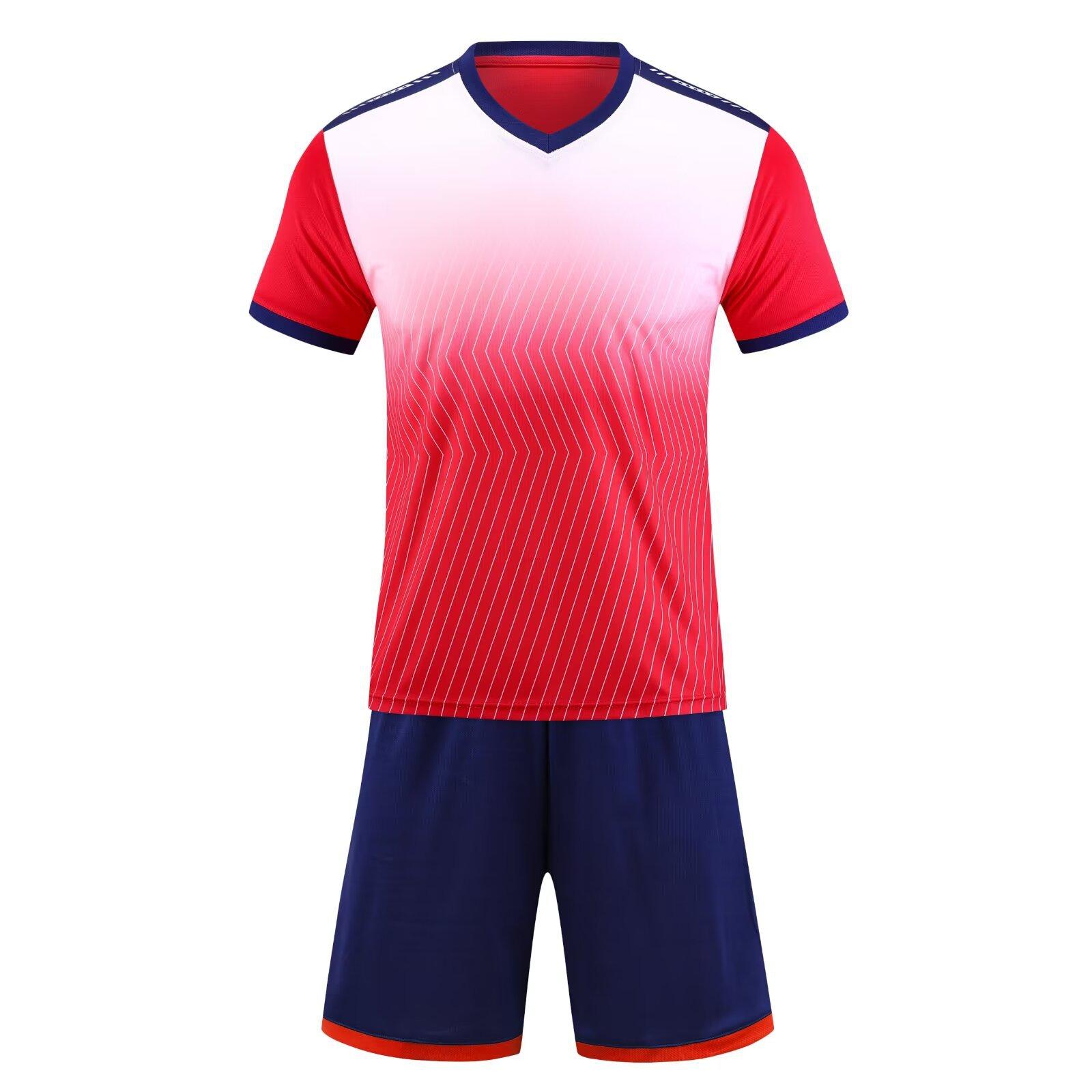 

25 Football Suit Set Men S Adult Children S Football Game Training Suit Light Board Football Suit Team Suit Diy Size 20 (children s size 110-120) красный