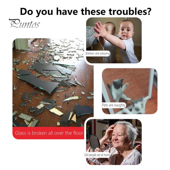 Miroir mural souple 100/200 cm, autocollant, étanche, incassable, pour salon, chambre à coucher, salle de bain